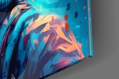 Astronaut Glass Wall Art