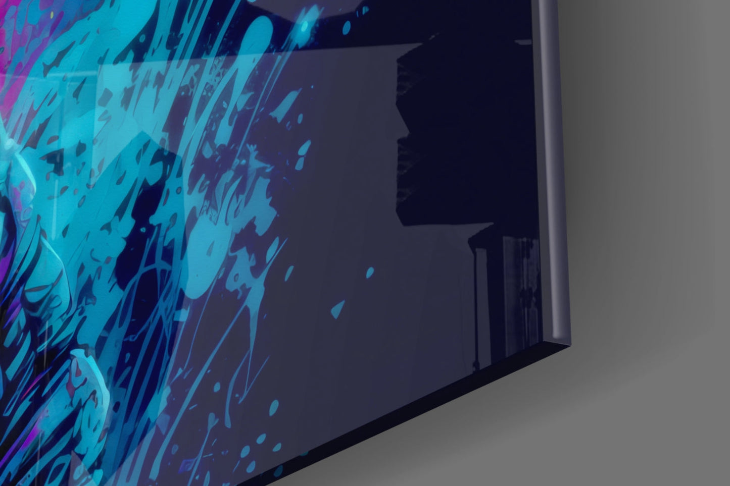 Astronaut Pop Art Glass Wall Art