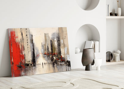 City Silhouette Glass Wall Art