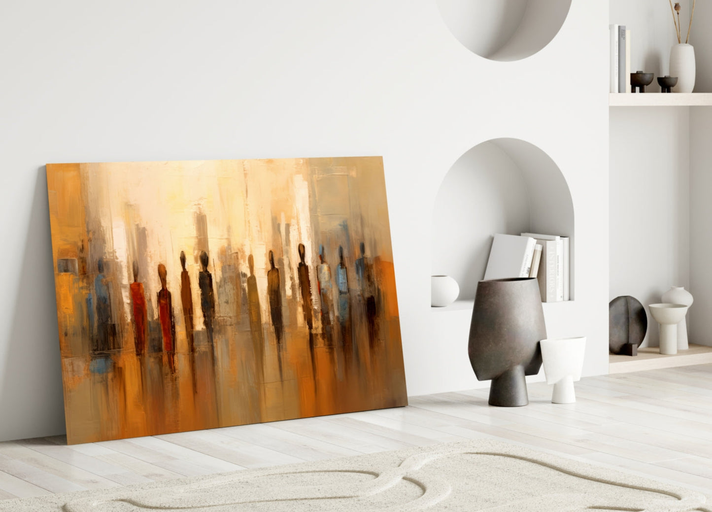 Silhouettes Glass Wall Art