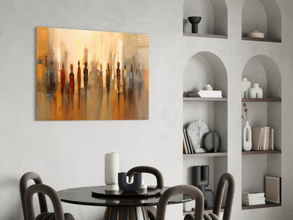Silhouettes Glass Wall Art