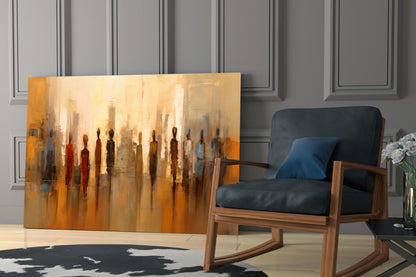Silhouettes Glass Wall Art