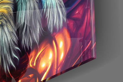 Leopard Glass Wall Art