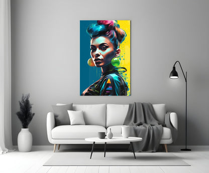 Earrings Glass Wall Art