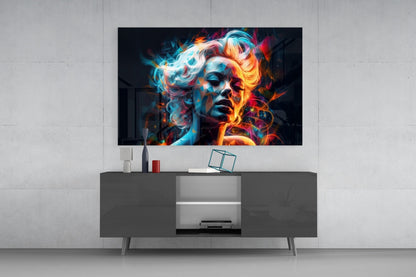Glance Crystal Portrait Glass Wall Art