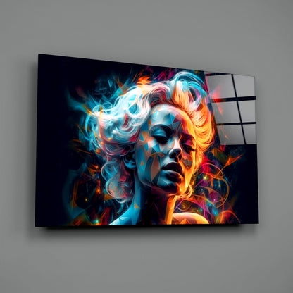 Glance Crystal Portrait Glass Wall Art