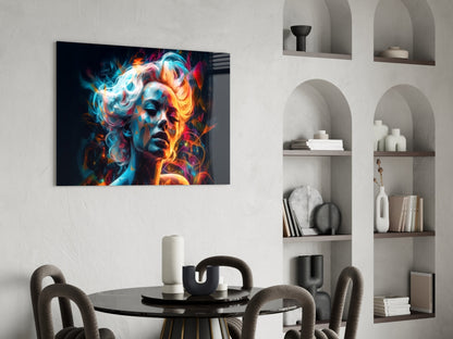 Glance Crystal Portrait Glass Wall Art