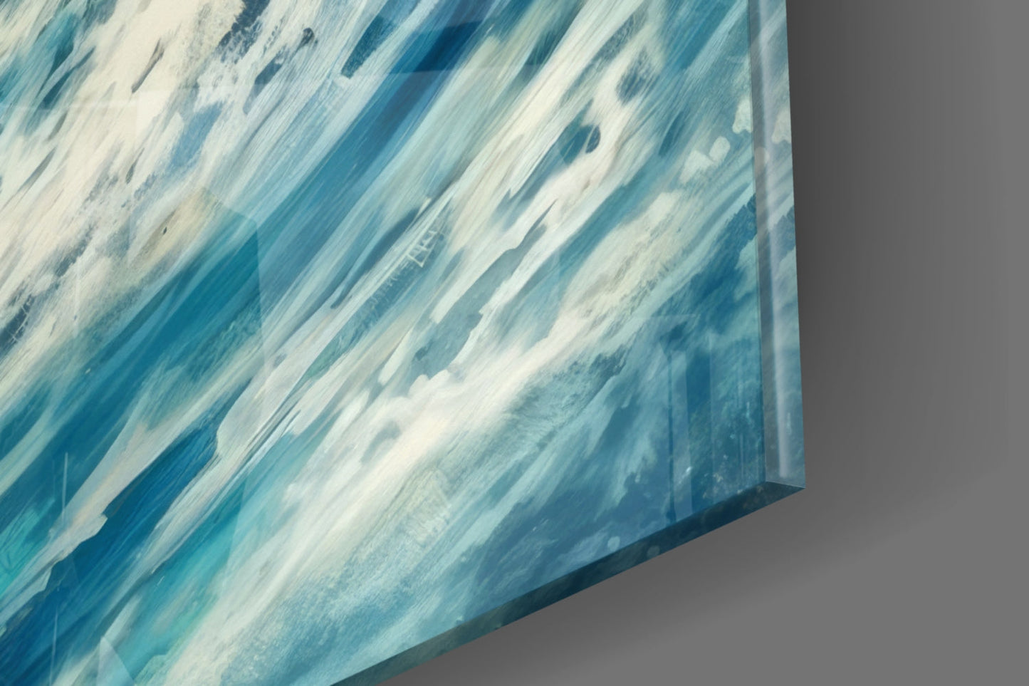 Cosmic Surfer Glass Wall Art