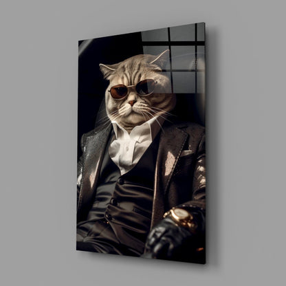 The Boss Glass Wall Art