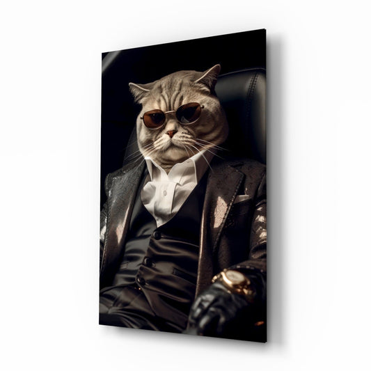 The Boss Glass Wall Art