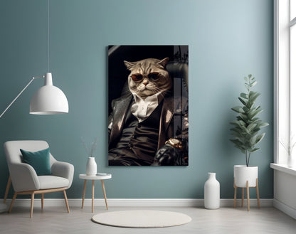 The Boss Glass Wall Art