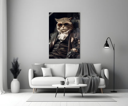 The Boss Glass Wall Art