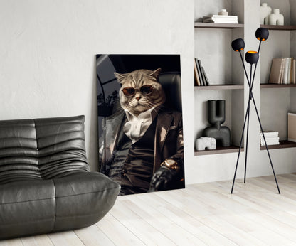 The Boss Glass Wall Art
