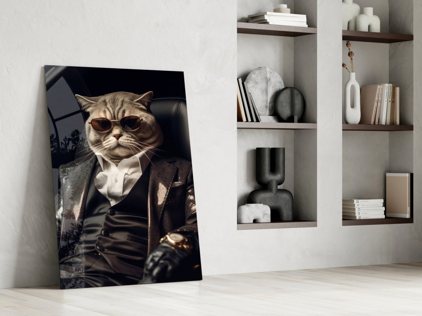 The Boss Glass Wall Art