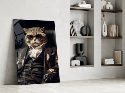 The Boss Glass Wall Art