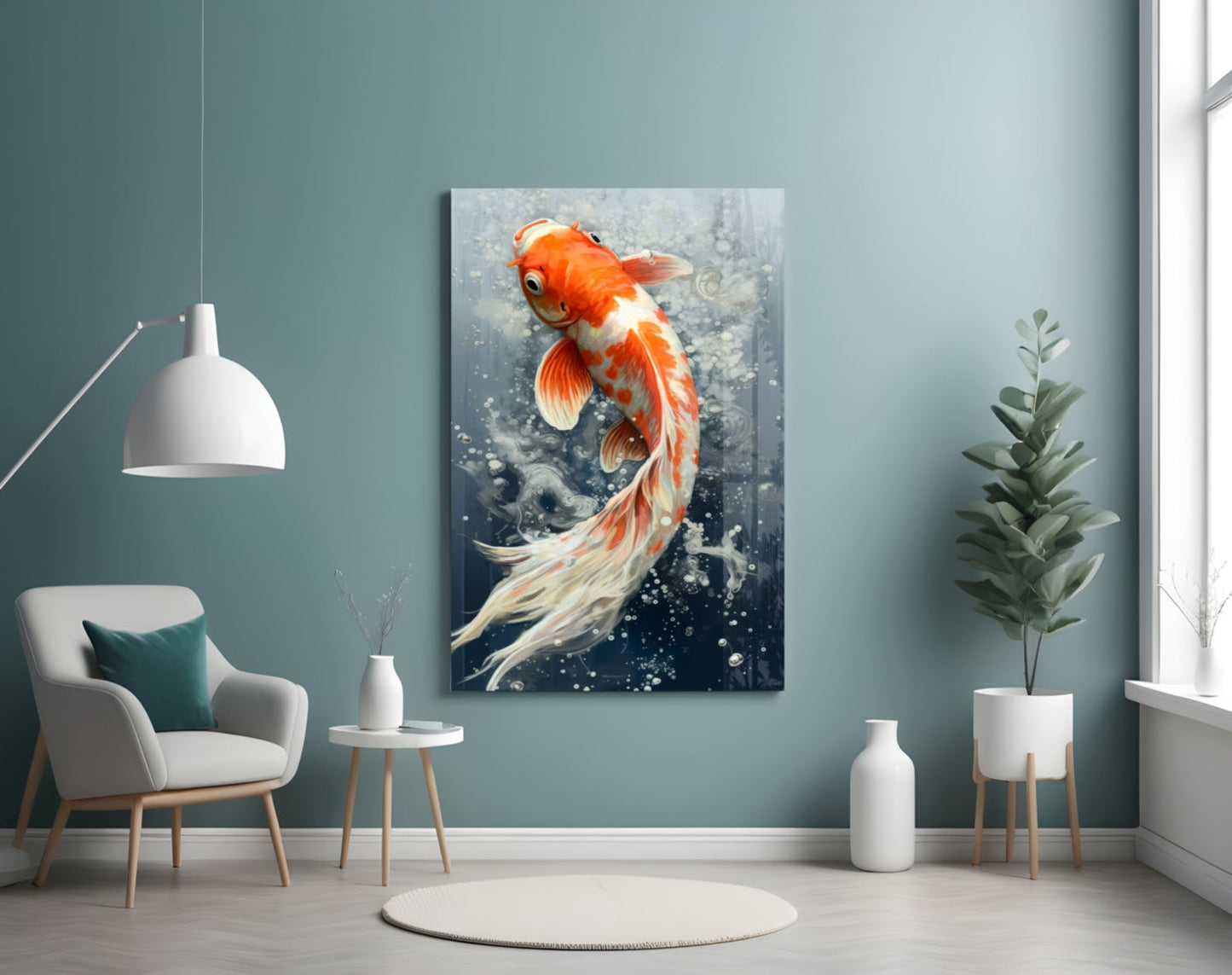 Angelfish Glass Wall Art