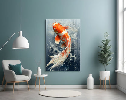 Angelfish Glass Wall Art