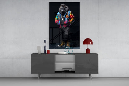 Gorilla Bro Glass Wall Art