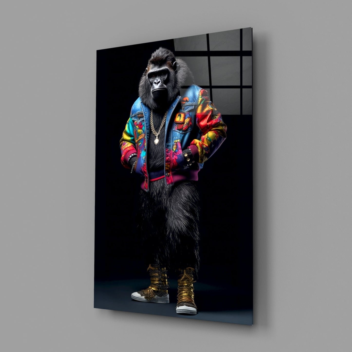 Gorilla Bro Glass Wall Art