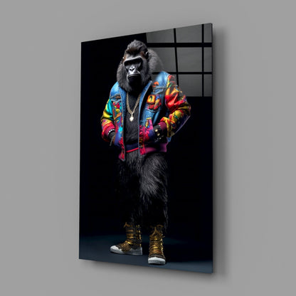 Gorilla Bro Glass Wall Art