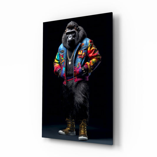 Gorilla Bro Glass Wall Art