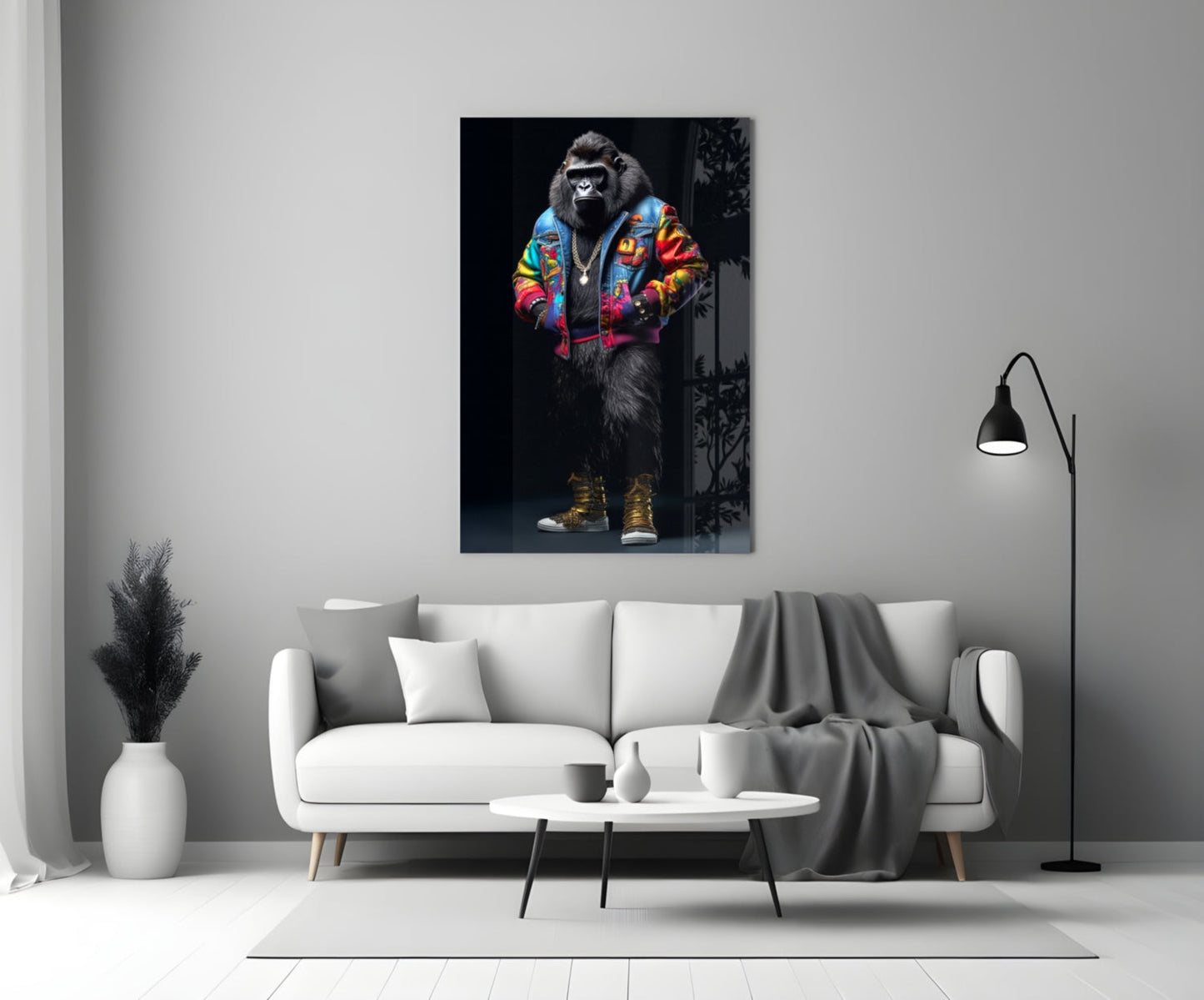 Gorilla Bro Glass Wall Art