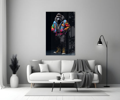 Gorilla Bro Glass Wall Art
