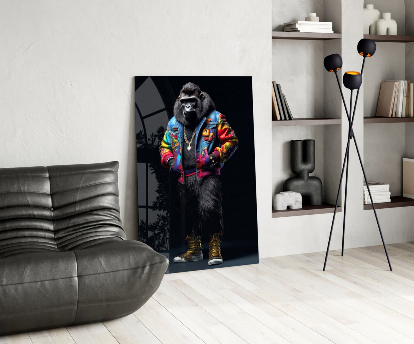 Gorilla Bro Glass Wall Art