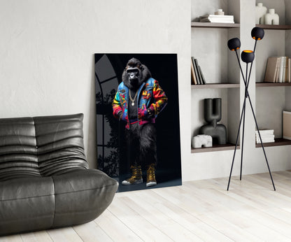 Gorilla Bro Glass Wall Art