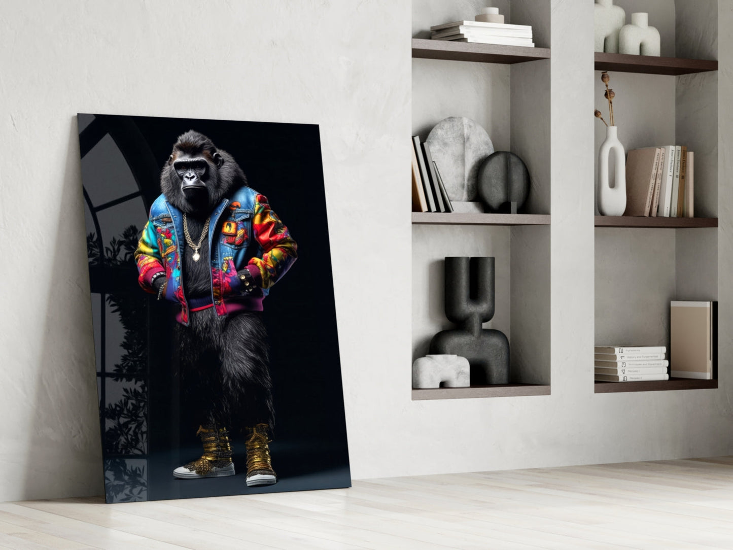 Gorilla Bro Glass Wall Art