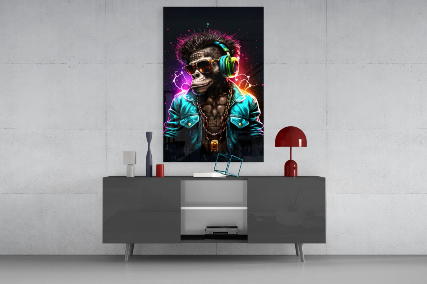 Feel the Music Glass Wall Art