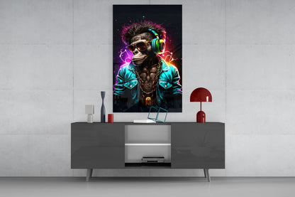 Feel the Music Glass Wall Art