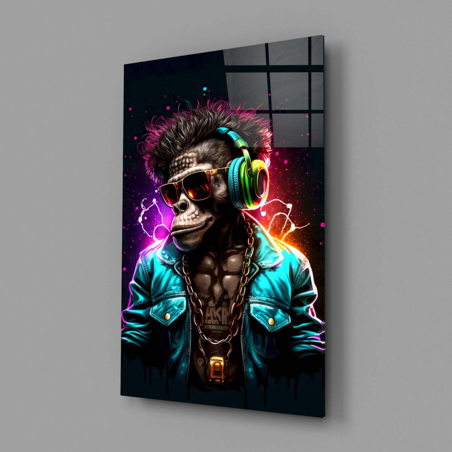 Feel the Music Glass Wall Art