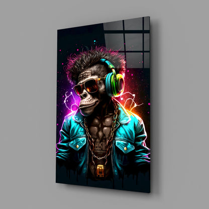 Feel the Music Glass Wall Art