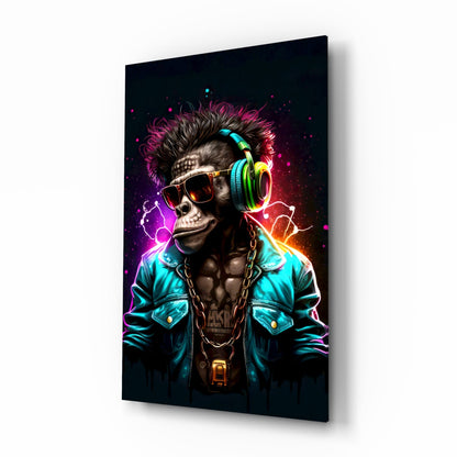Feel the Music Glass Wall Art