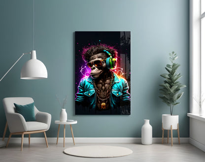 Feel the Music Glass Wall Art