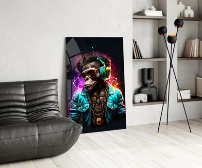Feel the Music Glass Wall Art