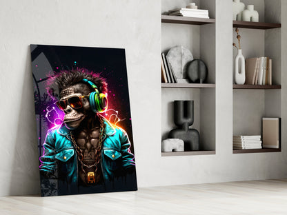 Feel the Music Glass Wall Art