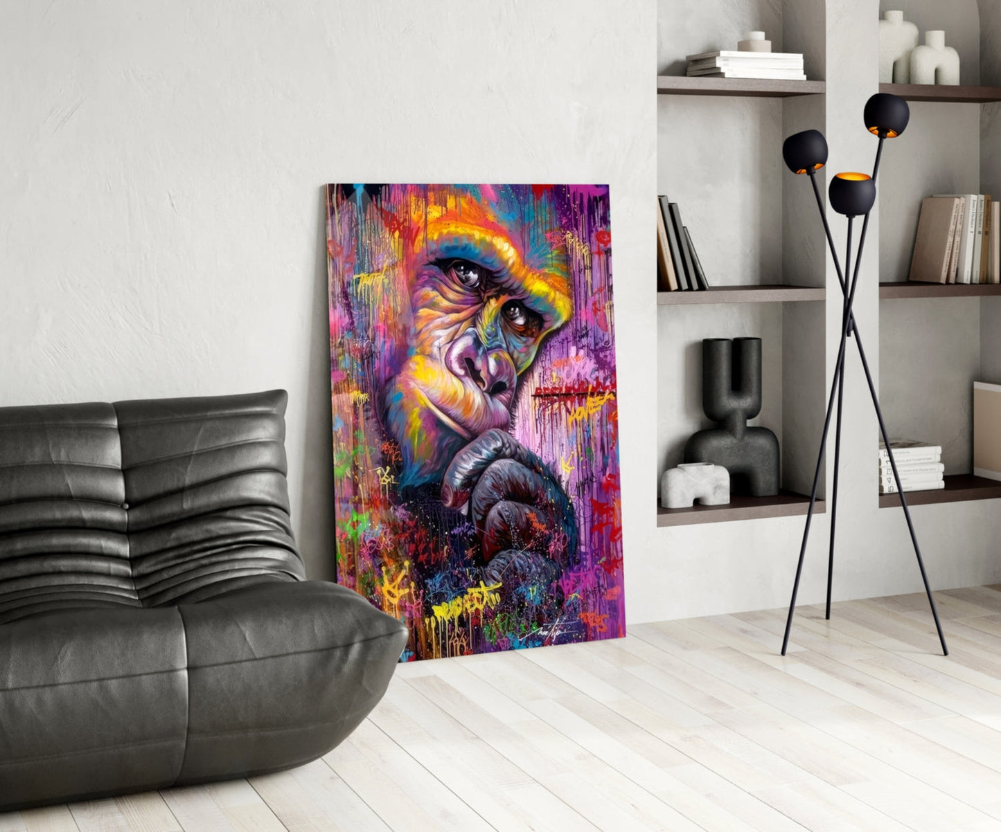 Emotional Gorilla Glass Wall Art