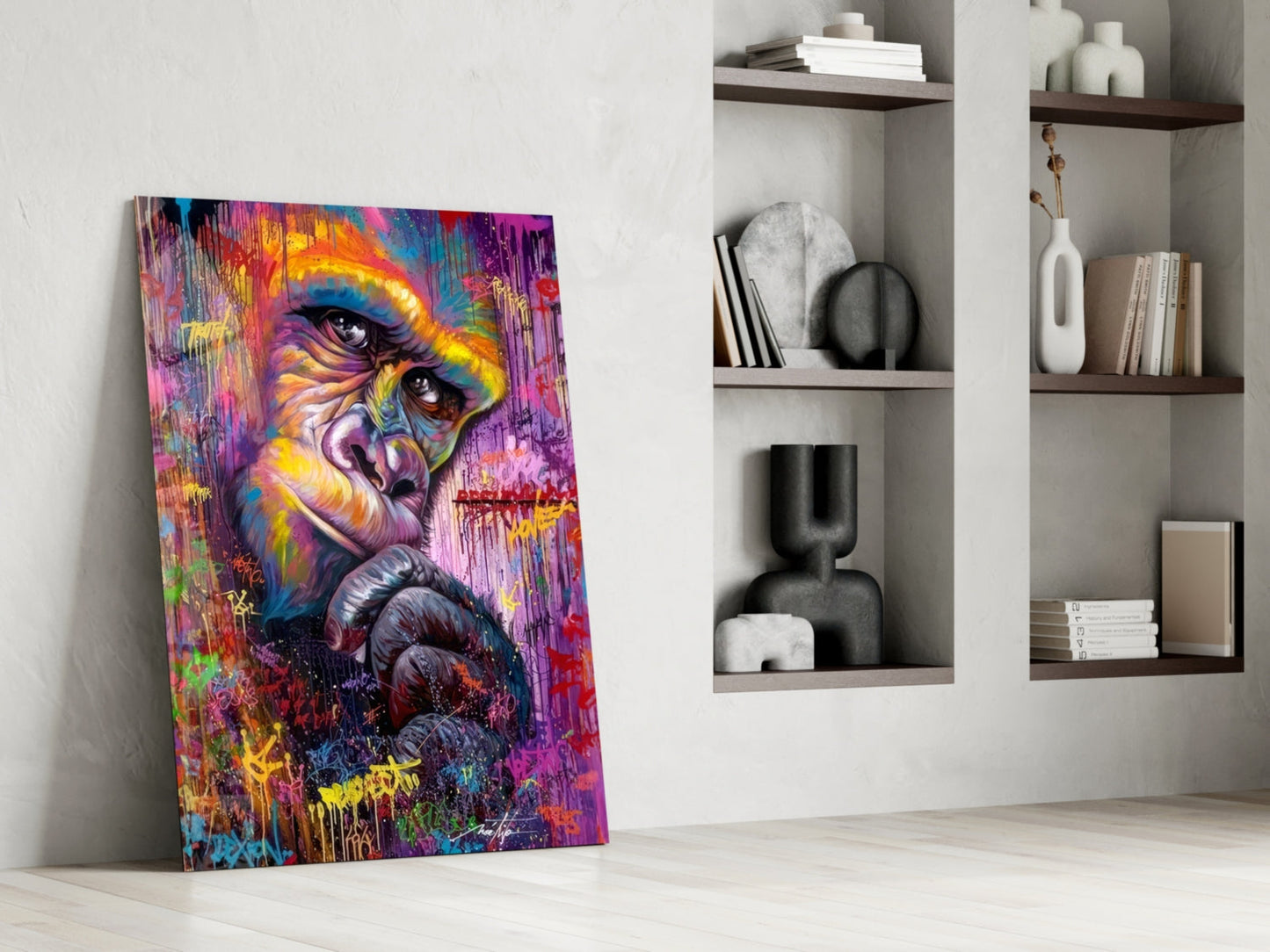 Emotional Gorilla Glass Wall Art