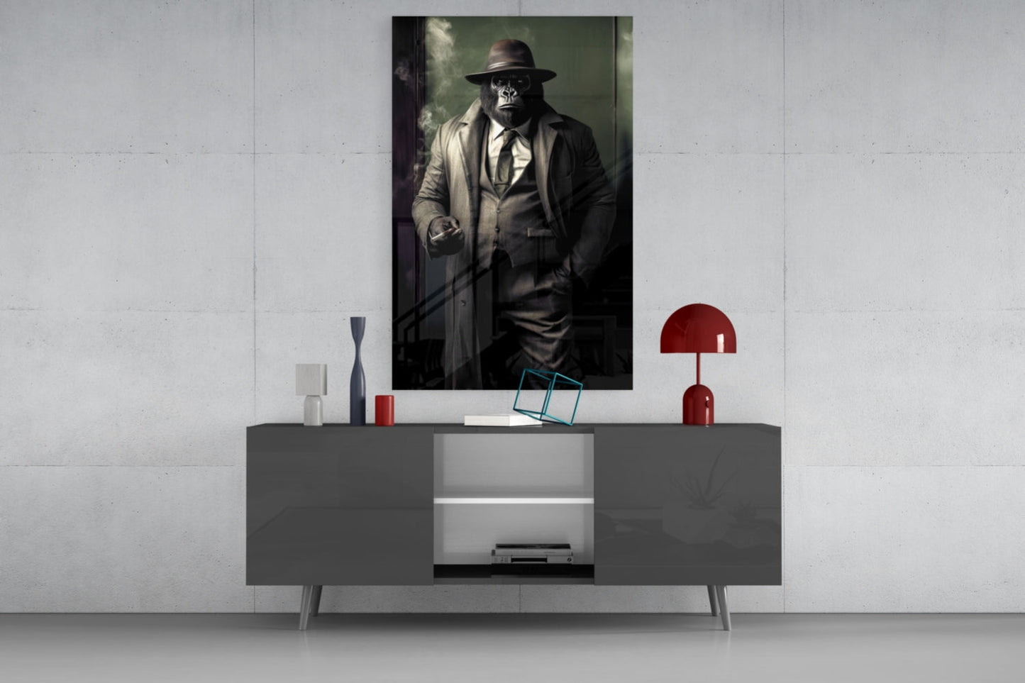 Mr Inspector Glass Wall Art