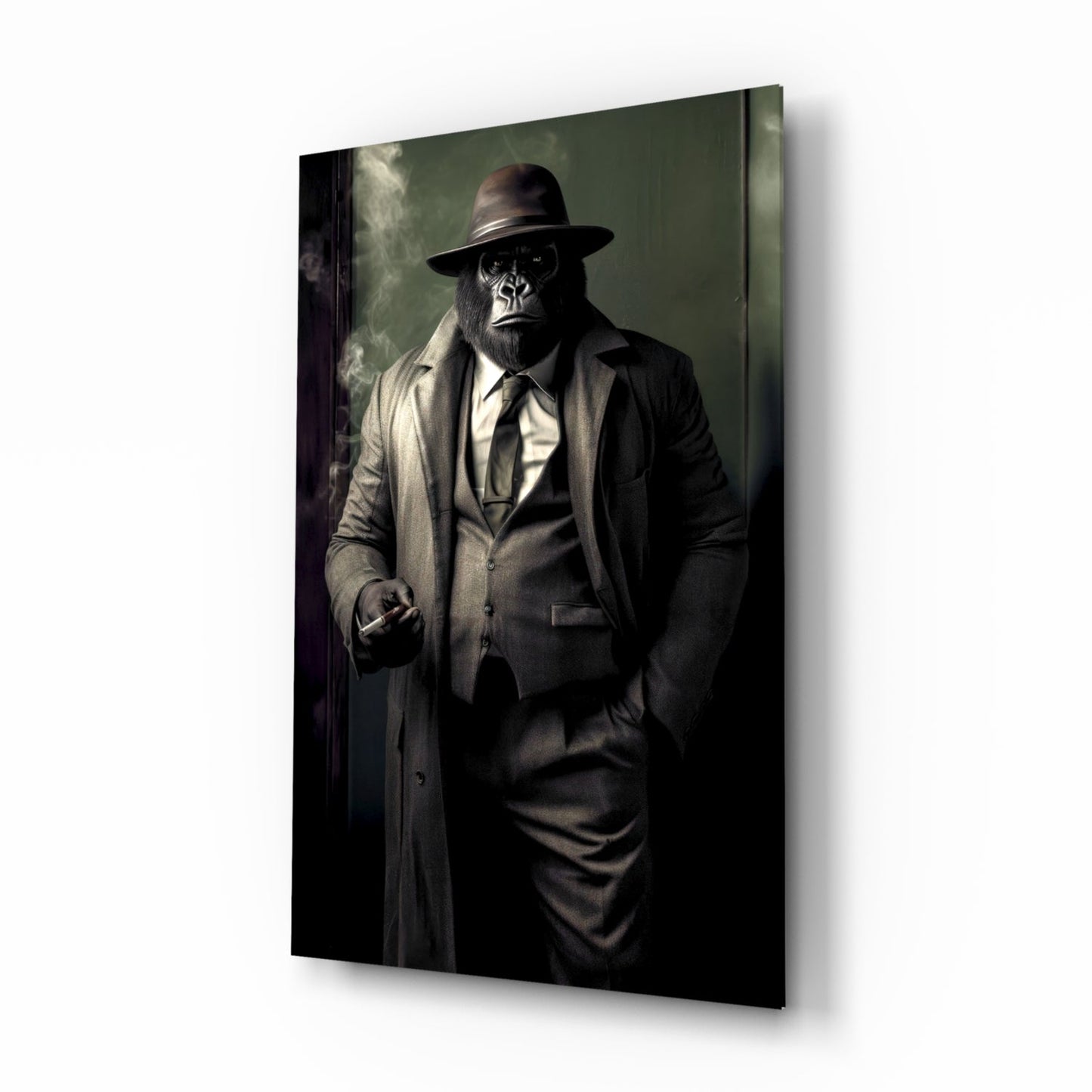 Mr Inspector Glass Wall Art