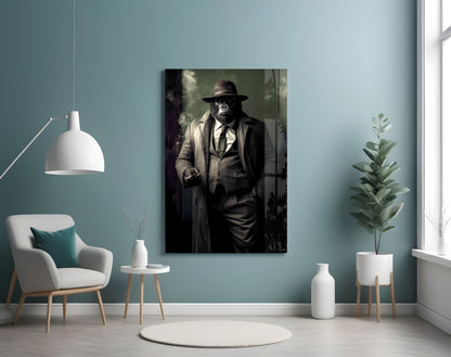 Mr Inspector Glass Wall Art