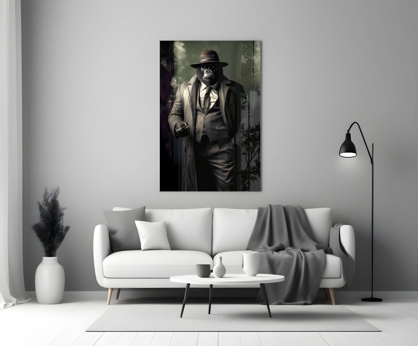 Mr Inspector Glass Wall Art