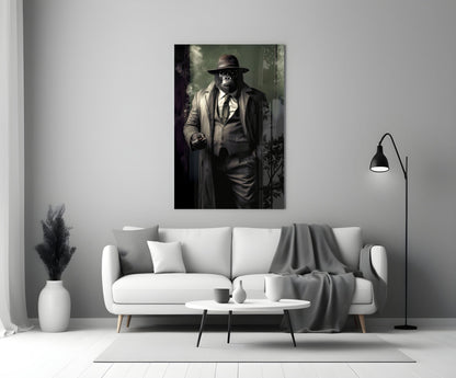 Mr Inspector Glass Wall Art