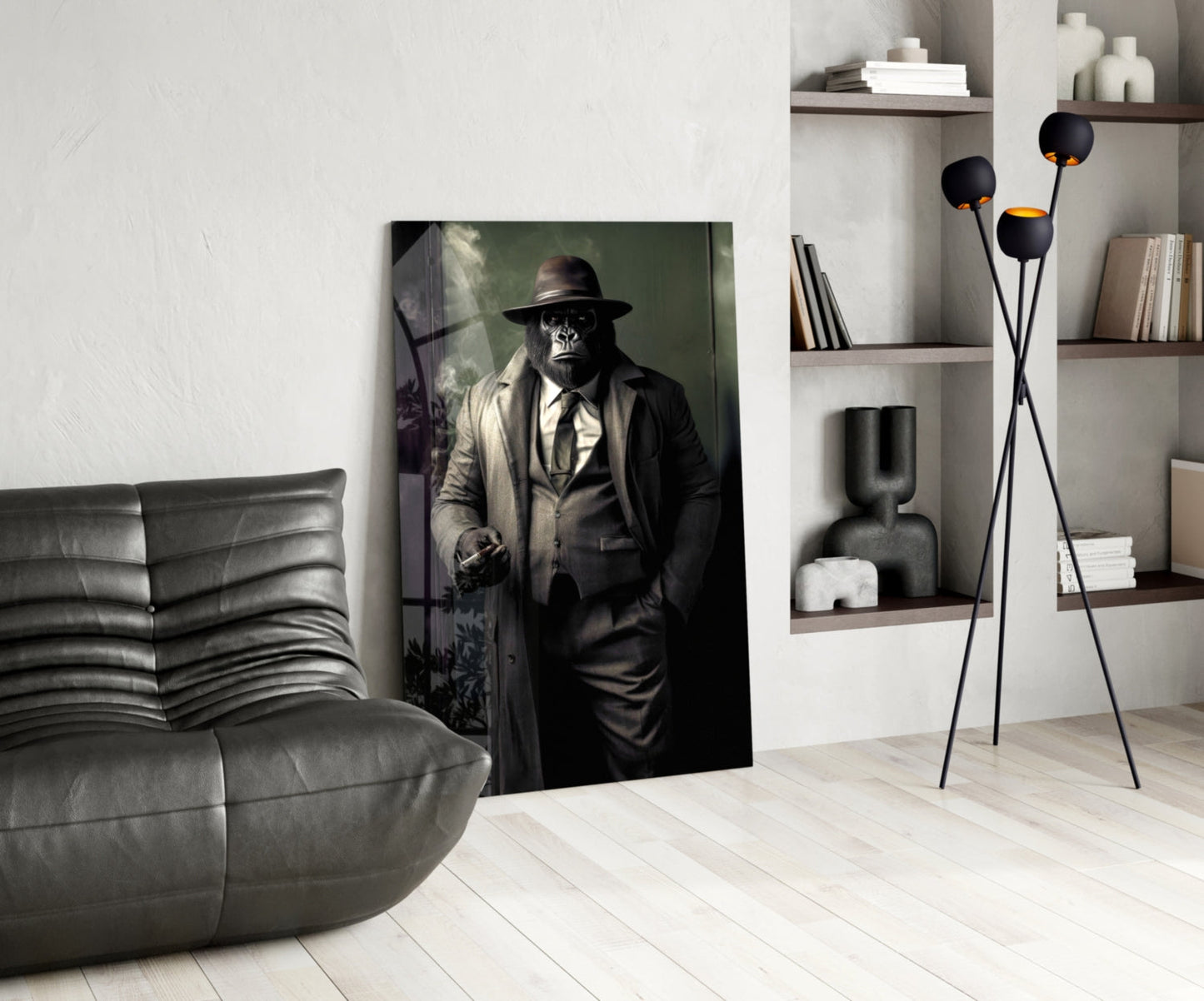Mr Inspector Glass Wall Art