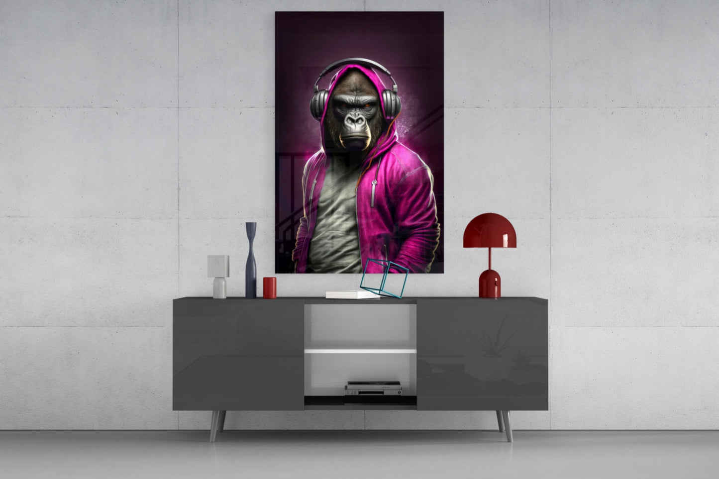 Animal Vogue Gorilla Glass Wall Art