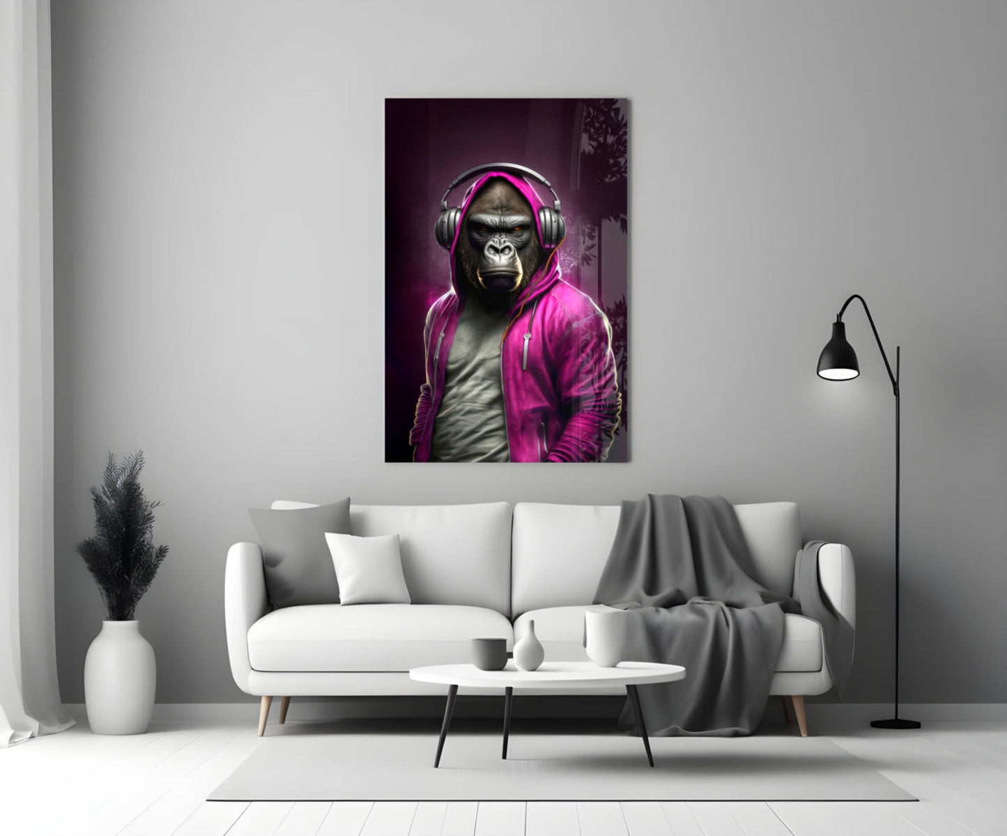 Animal Vogue Gorilla Glass Wall Art