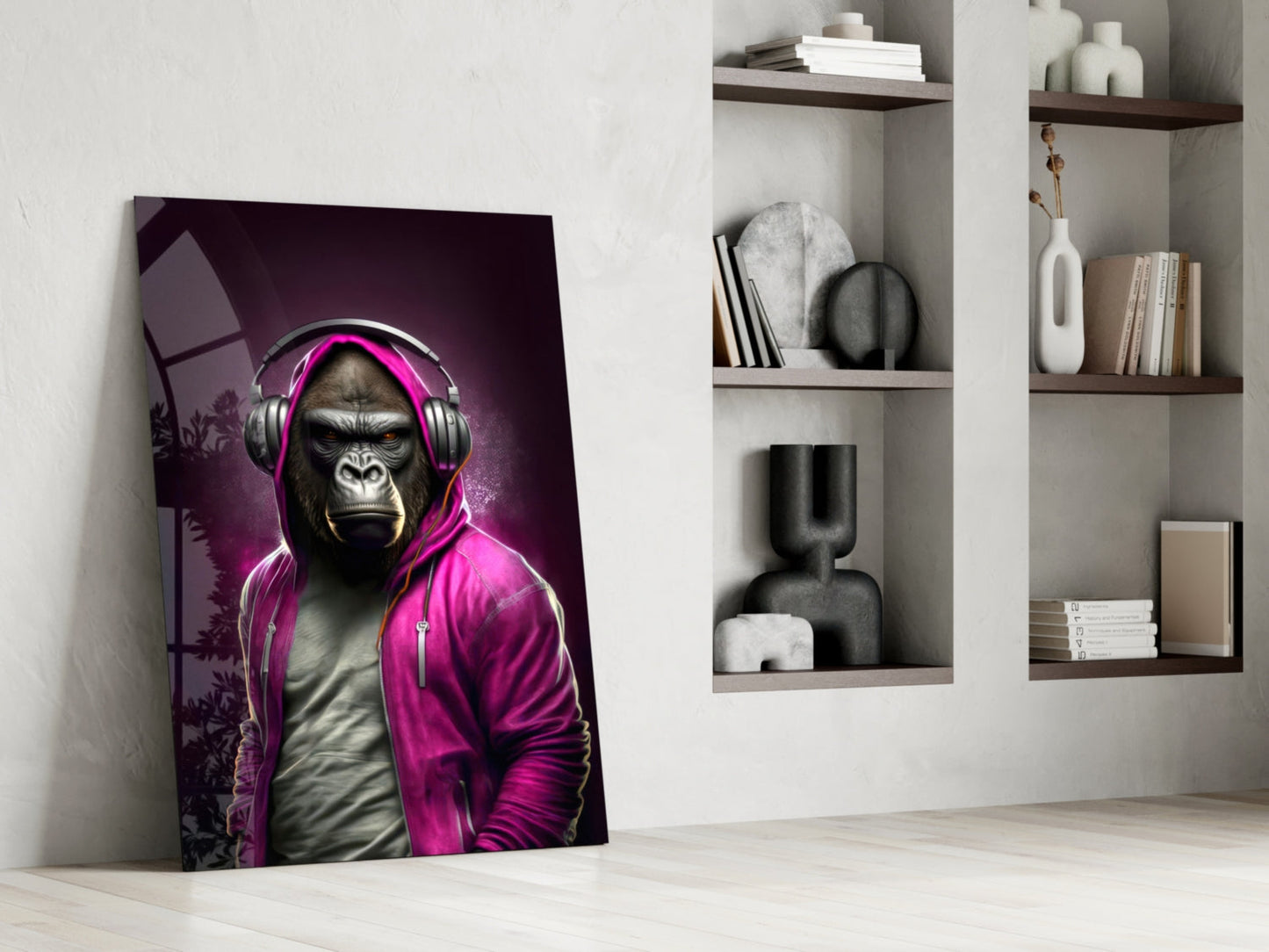 Animal Vogue Gorilla Glass Wall Art