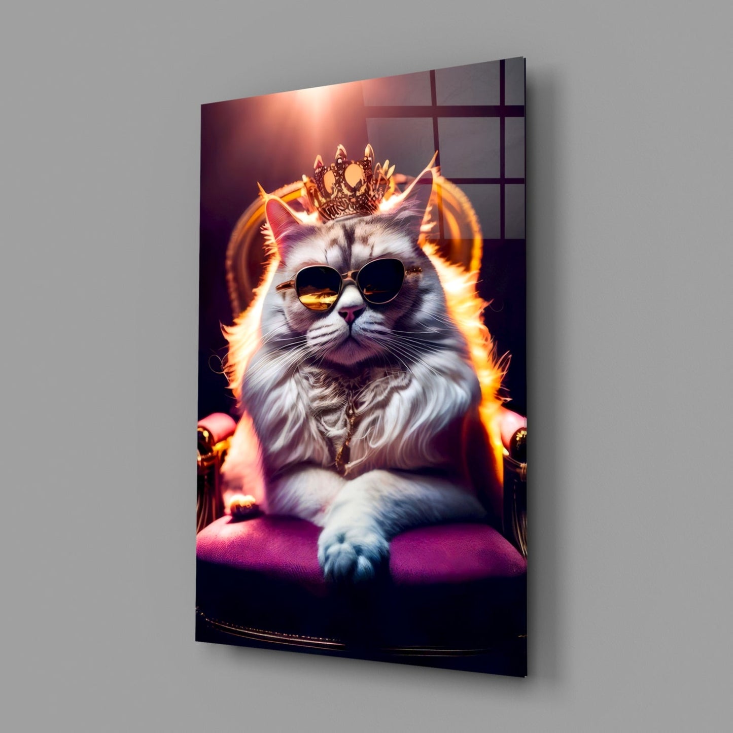 The Queen Glass Wall Art